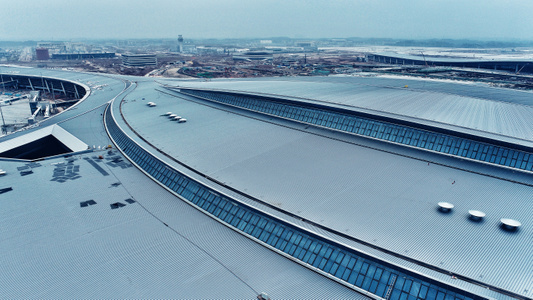 成都市-机场-天府国际机场-工地-天府国际机场 图片素材