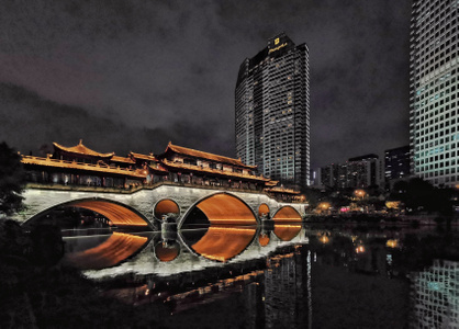 成都市-尘世烟火-风景-城市-成都 图片素材