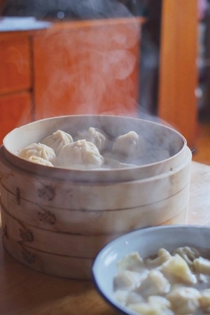 上海市-美食-小笼包-小笼包-美食 图片素材