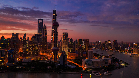 上海市-航拍-首发-城市-城市风光 图片素材