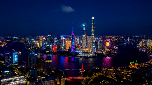 上海市-航拍-首发-城市-城市风光 图片素材
