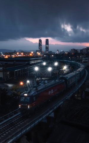 昆明-尼康-风景-夜景-城市 图片素材