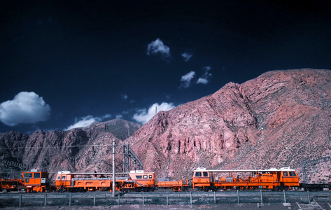 海西蒙古族藏族自治州-路上-手机随拍-风景-天路 图片素材