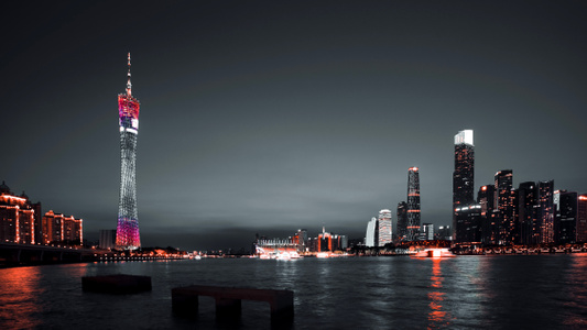 小蛮腰-cbd-广州-建筑群-广州cbd 图片素材