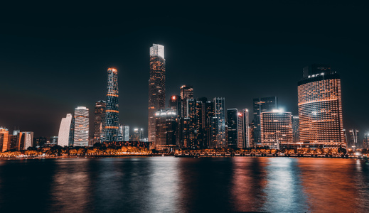 广州爬楼联盟-延时-城市-cbd-广州 图片素材