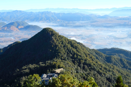 我要上封面-云峰山-云南-腾冲-山顶 图片素材