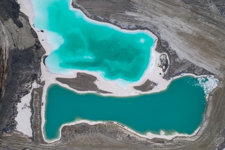 海西蒙古族藏族自治州-风光-旅行-大柴旦翡翠湖-风景 图片素材