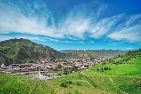 旅行-风景-自然-拉卜楞寺-甘肃 图片素材