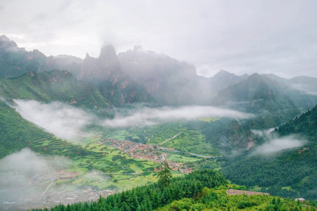 甘南-甘肃-人像-自然-风景 图片素材