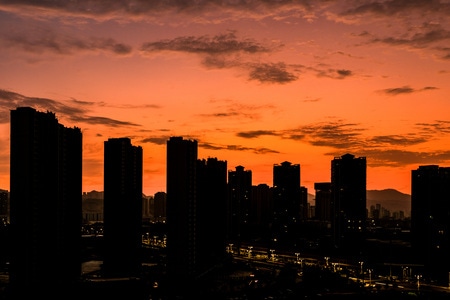 情绪-色彩-光影-夕阳-黄昏 图片素材