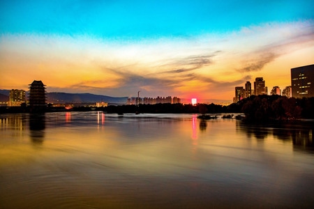 看你的城市-秋-光影-延时-城市 图片素材