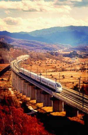 尘世烟火-高铁-风光-高铁-列车 图片素材