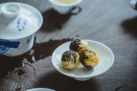 茶-茶艺-静物摄影-中国风-金丝龙珠 图片素材