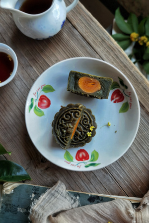 华为手机拍摄-美食-月饼-美食-食物 图片素材