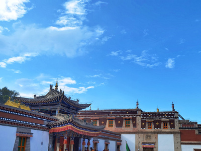 西宁市-华为手机拍摄-古建筑-中式建筑-房子 图片素材