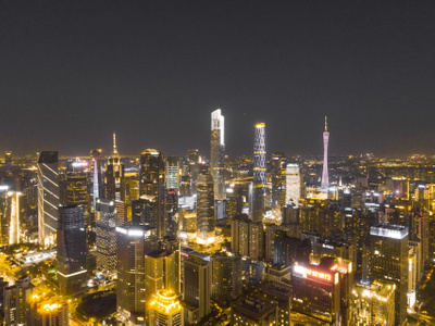 广州塔-珠江新城-cbd-风景-天空 图片素材
