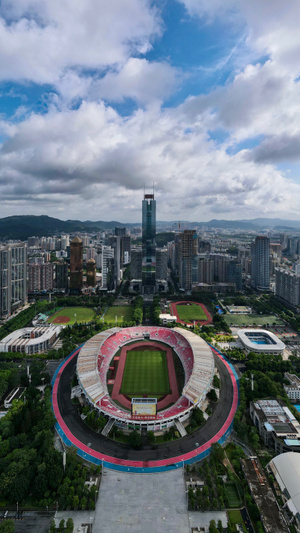 城市-风景-天空-体育中心-广州 图片素材