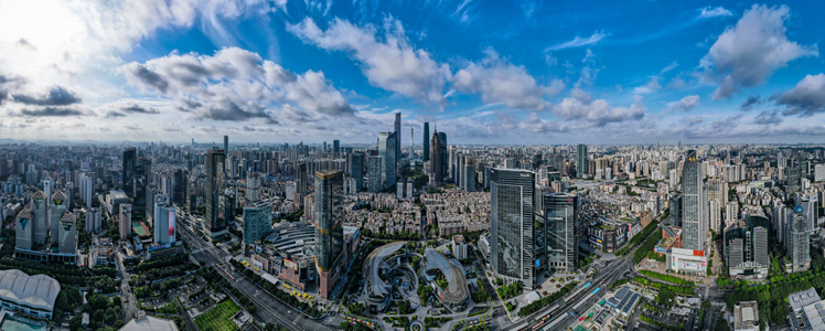 城市-风景-天空-体育中心-广州 图片素材