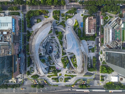 体育中心-风景-天空-广州市-广州 图片素材