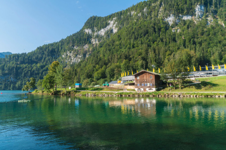 德奥湖区-风光-欧洲旅行-德国国王湖-湖光水色 图片素材