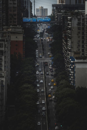 看你的城市-雨中-风光-山城-重庆 图片素材