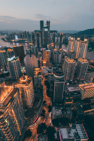 夜色-夜景-7月-生活-高楼 图片素材