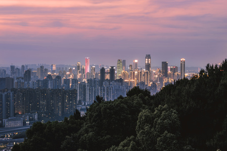 夜景-夜色-7月-重庆-山城 图片素材