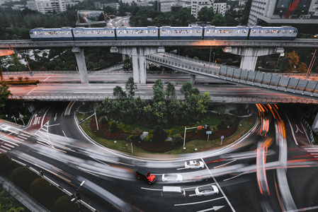 看你的城市-扫街-道路-出租车-9月 图片素材