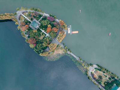 武汉-东湖-行吟阁-风光-风景 图片素材