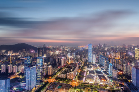后海-深圳-特区-南山-天空 图片素材