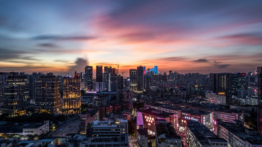 深圳-城市-夜景-特区-自贸区 图片素材