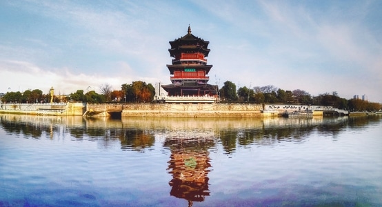 手机摄影-看你的城市-古建筑-中式建筑-楼阁 图片素材