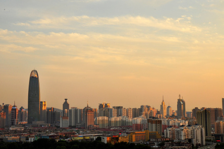 城市-黄昏-济南市-随拍-我要上封面 图片素材