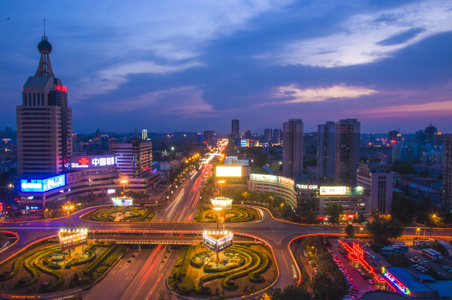 我要上封面-随拍-济南市-城市-黄昏 图片素材