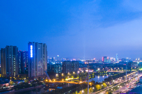 我要上封面-济南市-小清河-城市-夜色 图片素材