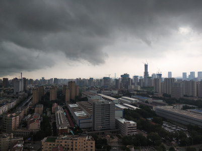 济南市-城市-随拍-我要上封面-乌云 图片素材