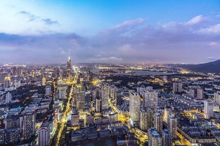 夜色-看你的城市-70周年城市-城市-城市风光 图片素材