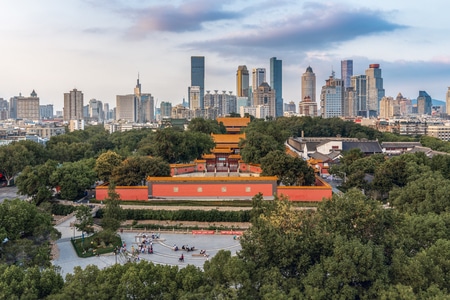 随拍-南京市-城市风光-朝天宫-宫殿 图片素材