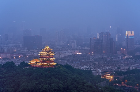 我要上封面-城市色彩-南京市-城市风光-尘世烟火 图片素材