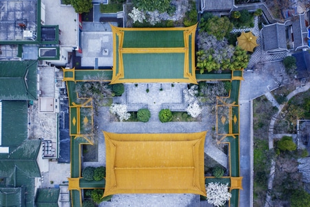 城市风光-建筑-南京博物馆-朝天宫-屋顶 图片素材