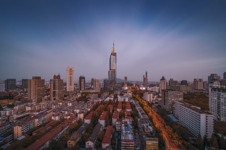 我要上封面-城市风光-城市色彩-我的六月-南京市 图片素材