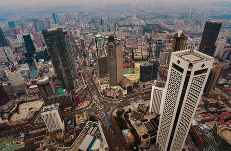 旅行-上帝视角-70周年风光-70周年城市-风光 图片素材