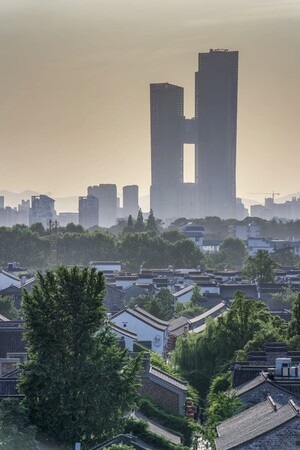 随拍-南京市-城市风光-楼房-高楼 图片素材