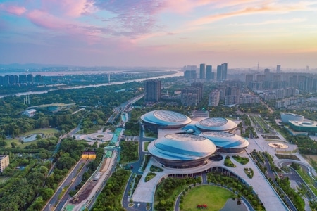 70周年城市-70周年风光-70周年摄影大赛-风光-上帝视角 图片素材