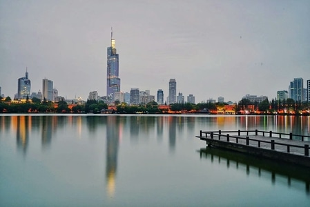 蓝-金陵风光-看你的城市-城市-城市风光 图片素材