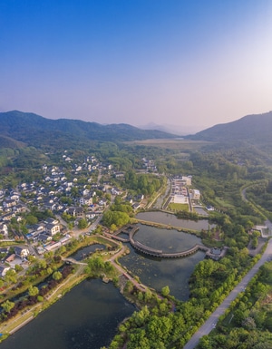 南京市-航拍-城市风光-风景-风光 图片素材