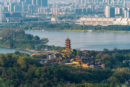 看你的城市-上帝视角-人间百味-70周年城市-旅行 图片素材