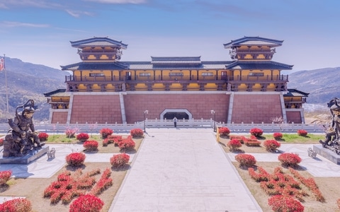 70周年城市-风光-70周年风光-古建筑-中式建筑 图片素材