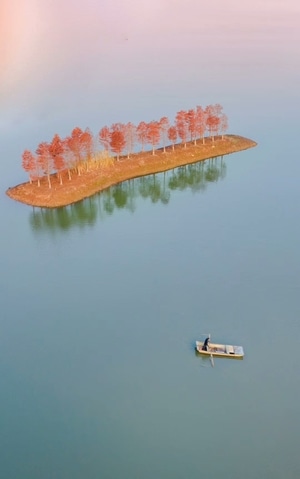 城市风光-风景-自然-湖-湖泊 图片素材