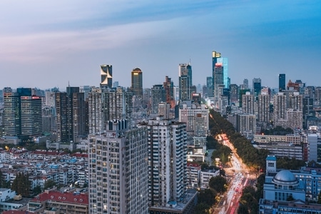 上帝视角-风光-看你的城市-秋日物语-你好秋天 图片素材